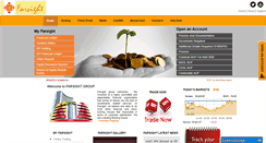 Desktop Screenshot of farsightshares.com